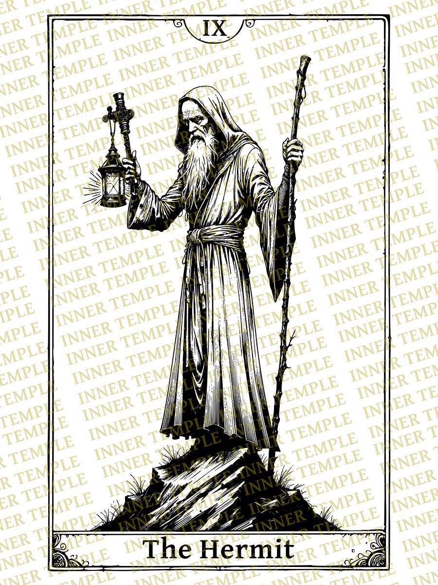 Tarot Inner Temple, The Hermit (Major Arcana IX) product image (7)