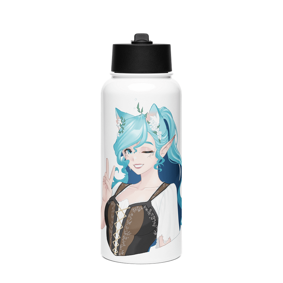 Peace Celf Stainless Steel Water Bottle with a Straw Lid product image (1)