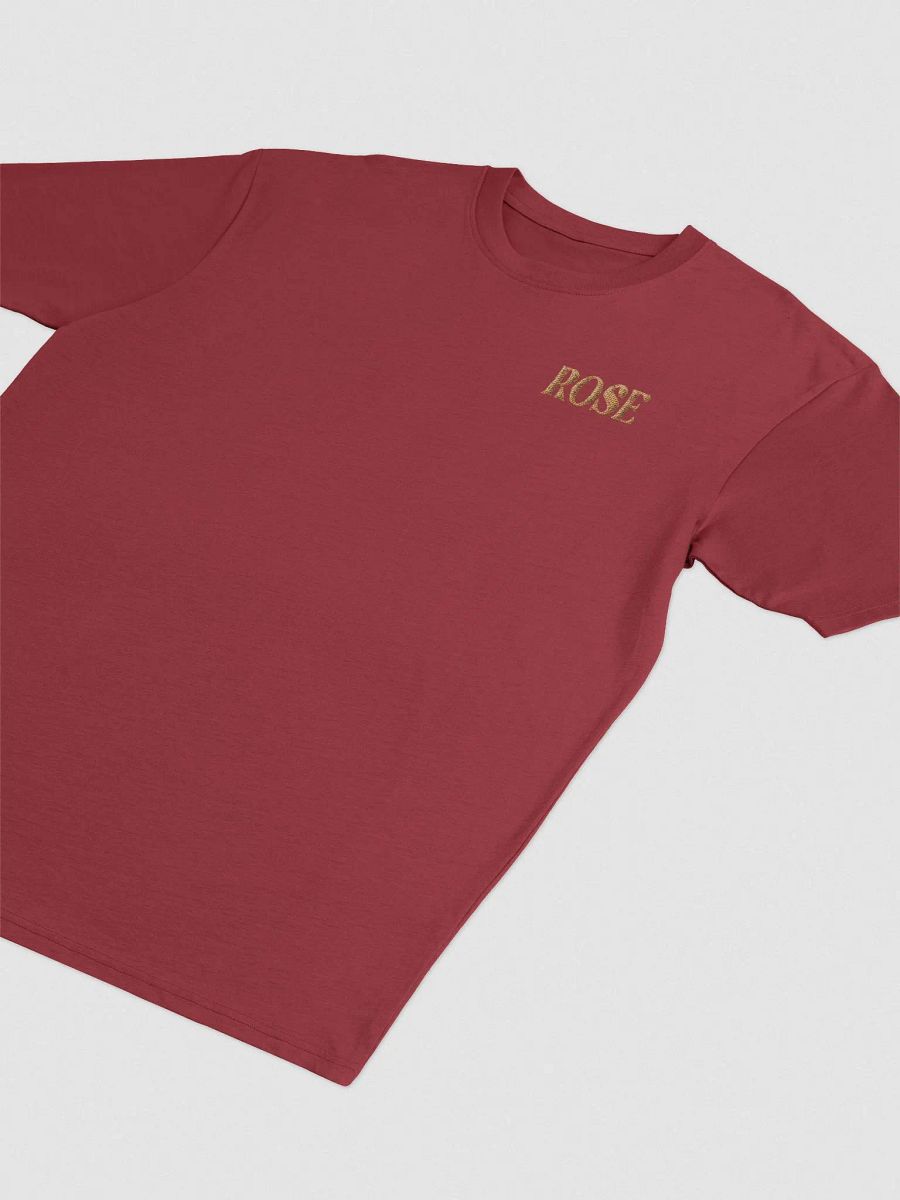 Embroidered simple Rose tee product image (3)