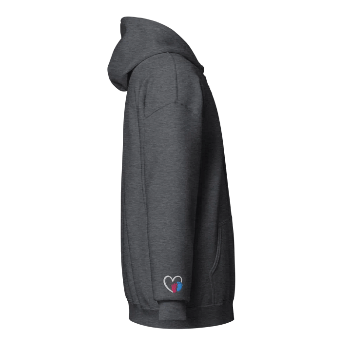 Personalized Embroidered Monogram Hooded Full Zip Jacket. (With Sleeve Element) product image (2)