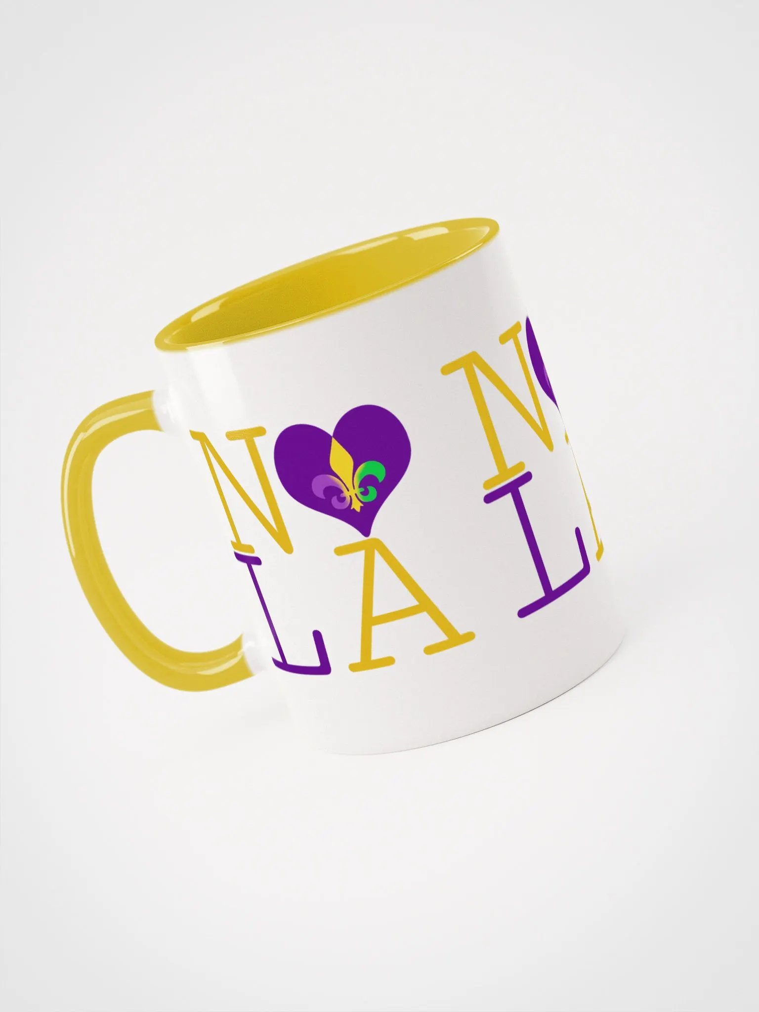 I LOVE NOLA **BIGSHOT COLOR MUG** (MARDI GRAS 3) product image (3)