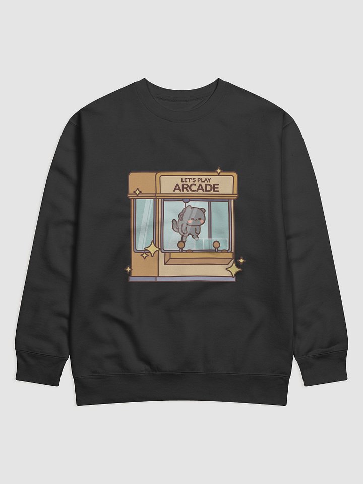 Let's Play Arcade Logo - Black Sweatshirt product image (1)