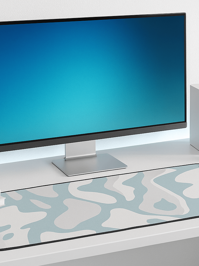 FrostWave - Mouse Pad Extra Large - 33” x 15” product image (1)