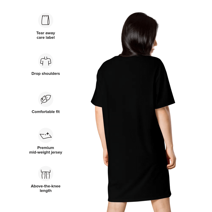 NYC New York City Graphic All Over Print T-shirt Dress product image (9)
