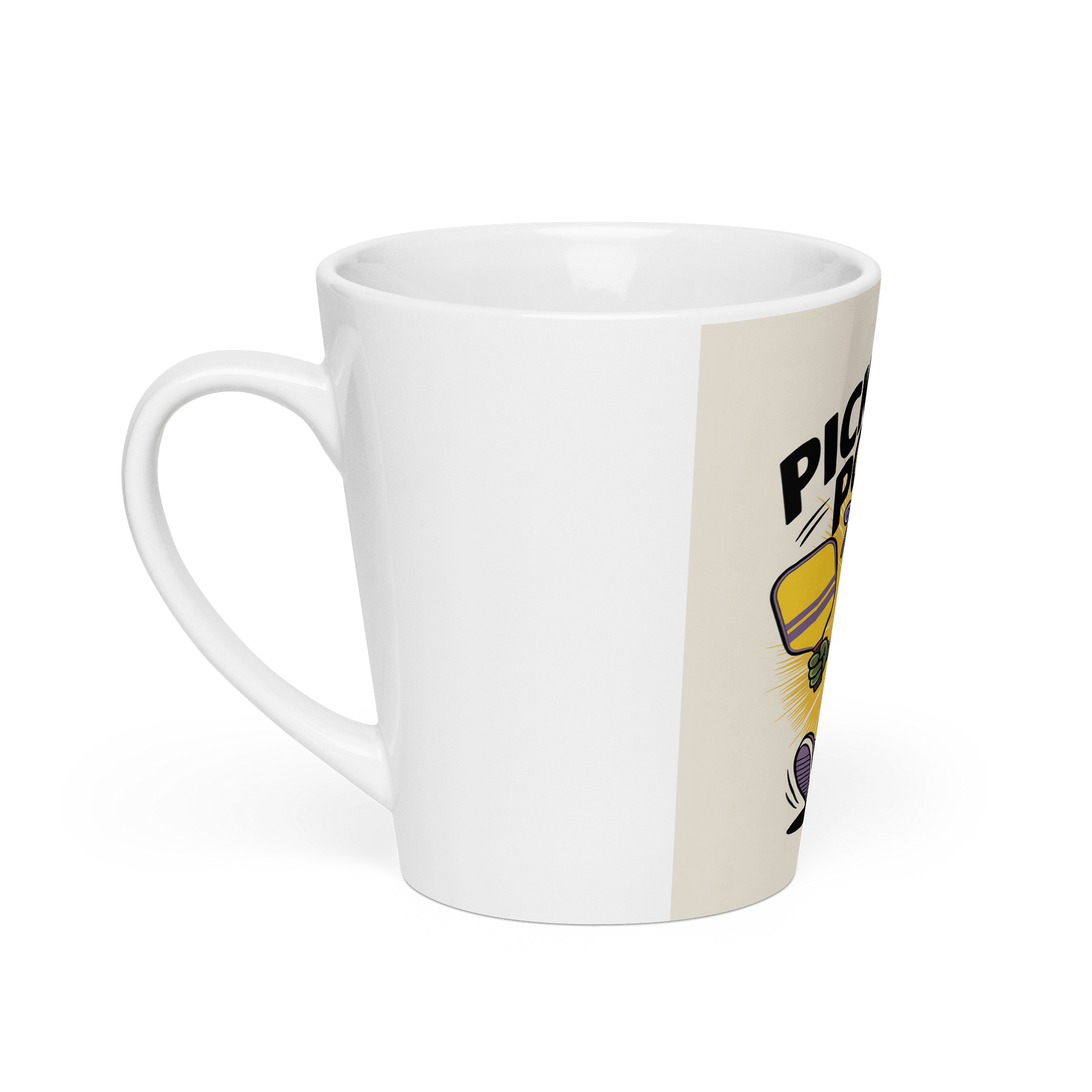 Pickleball Power Latte Mug product image (1)