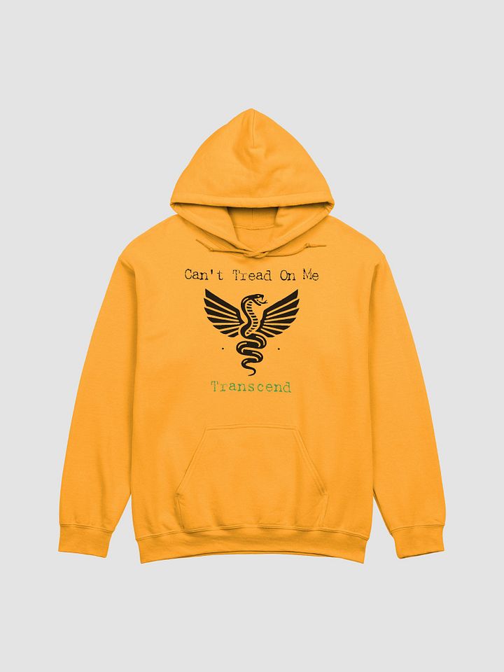 Can't Tread On Me Transcend (Black on Gold) Hoodie product image (1)