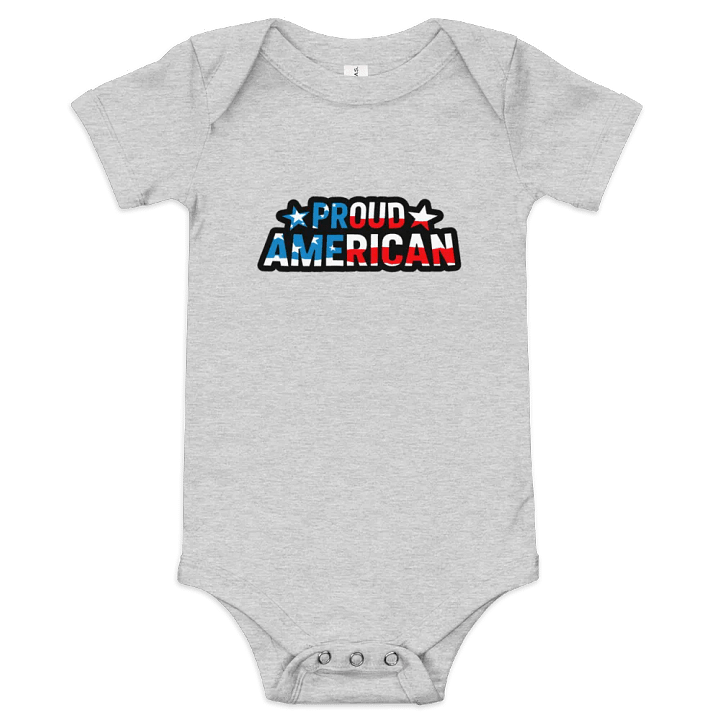 Baby One-Piece: Proud American product image (3)