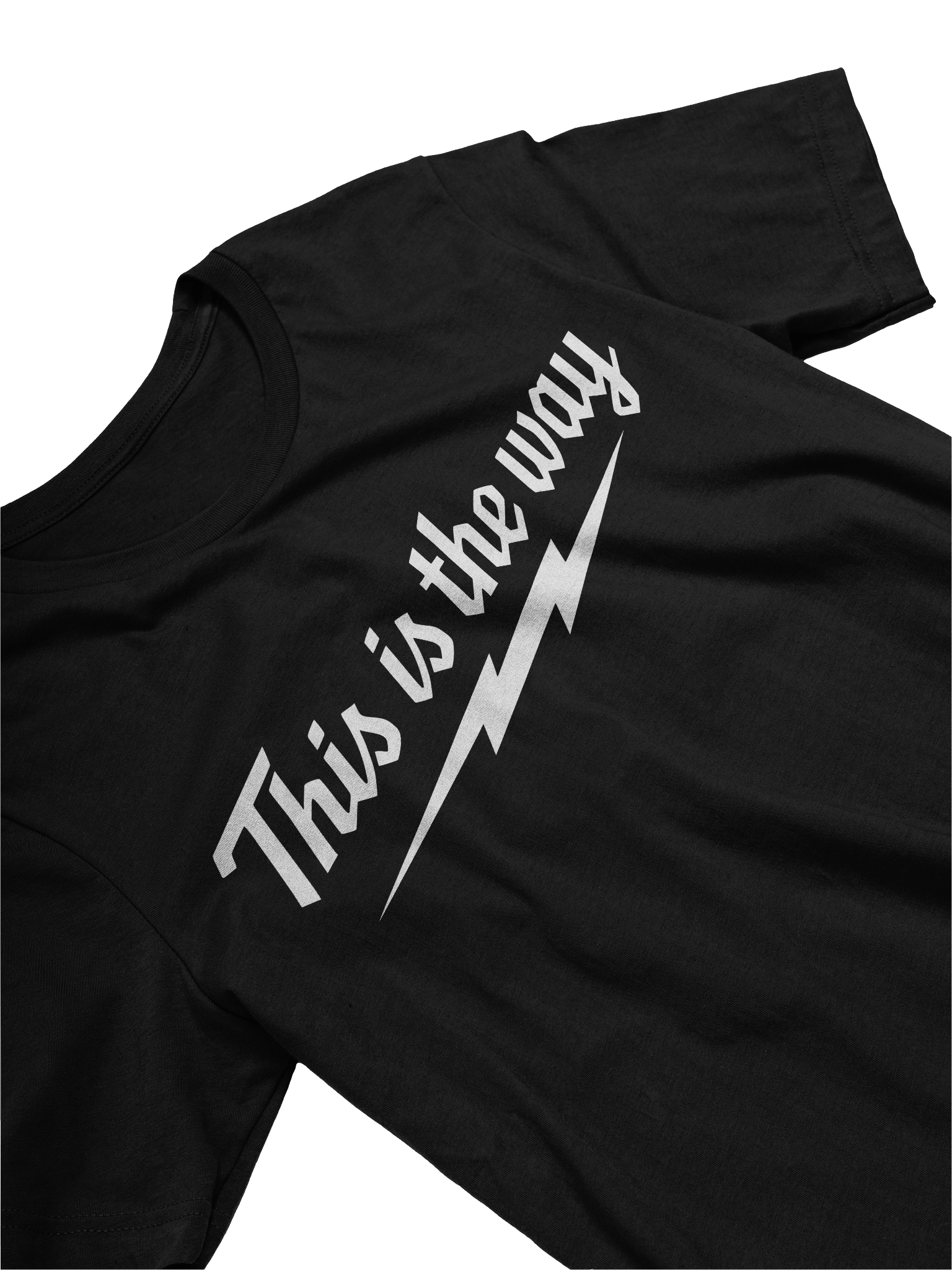 THIS IS THE WAY TEE (WHITE LOGO) product image (1)