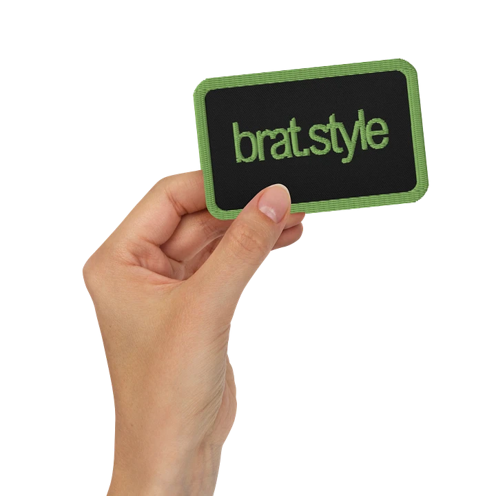 the bratstyle embroidered patch - recangle product image (2)