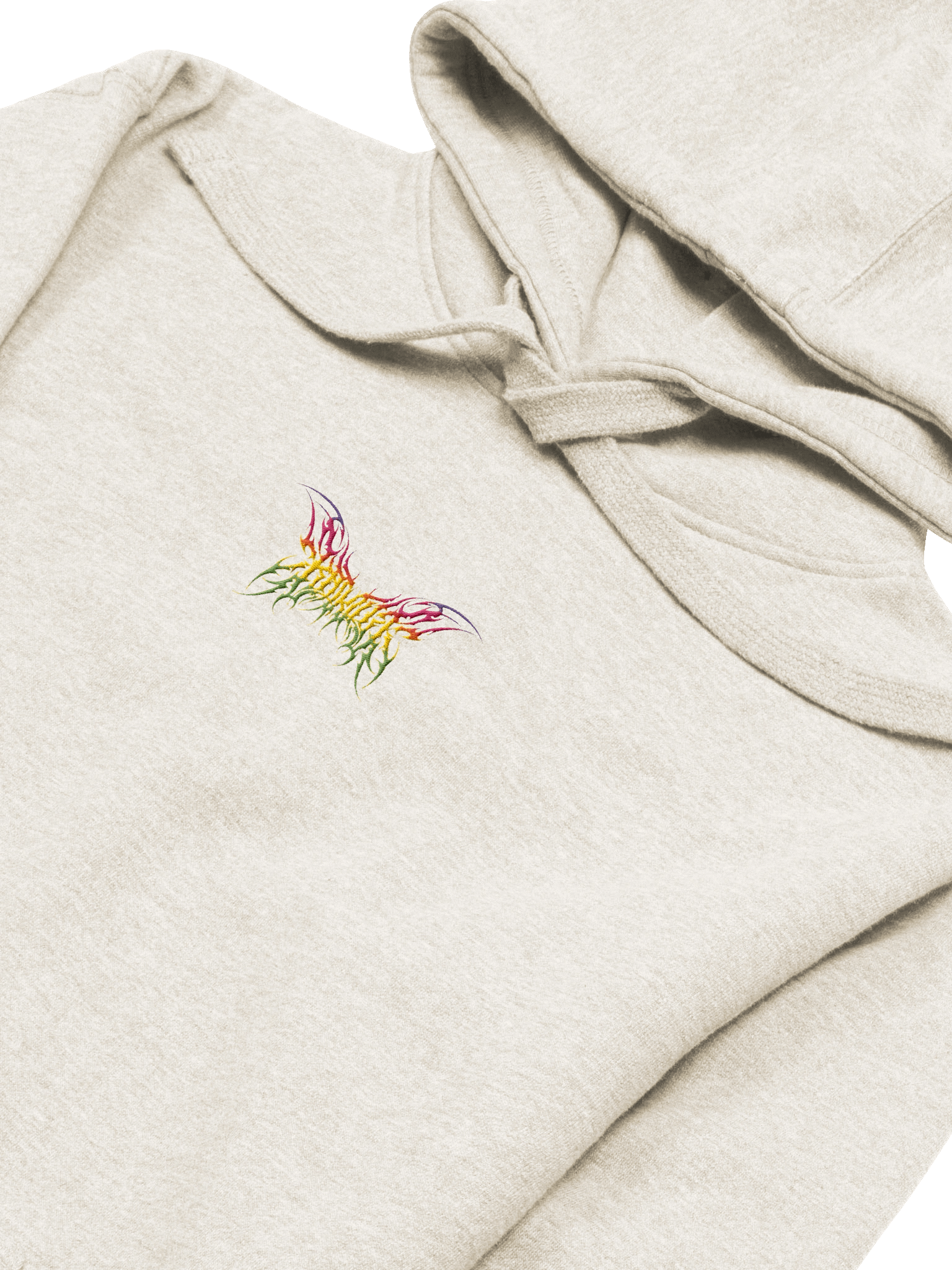 [Embroidered] Kat Kult Hoodie (Rainbow logo) product image (1)