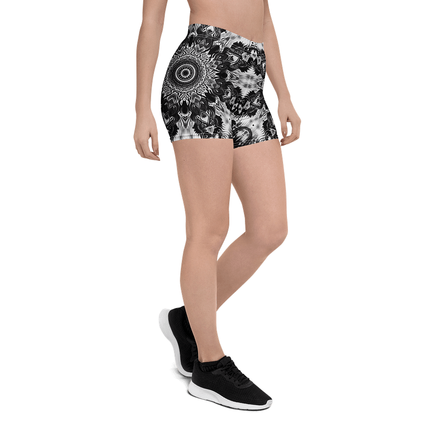 Black and White Octopus Tie Dye Spandex product image (7)