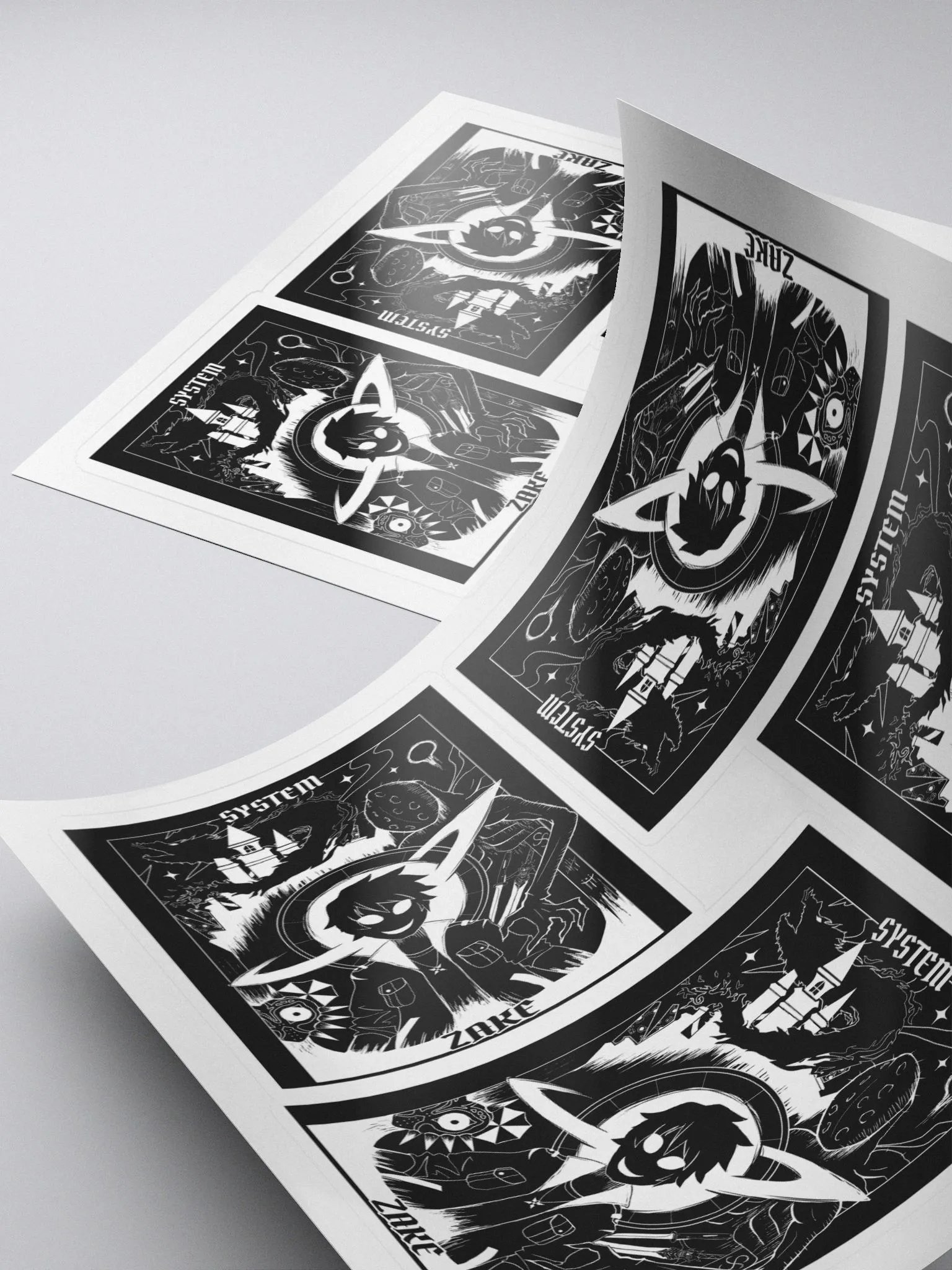 VILLAIN SERIES - TAROT 4 PACK STICKERS product image (4)