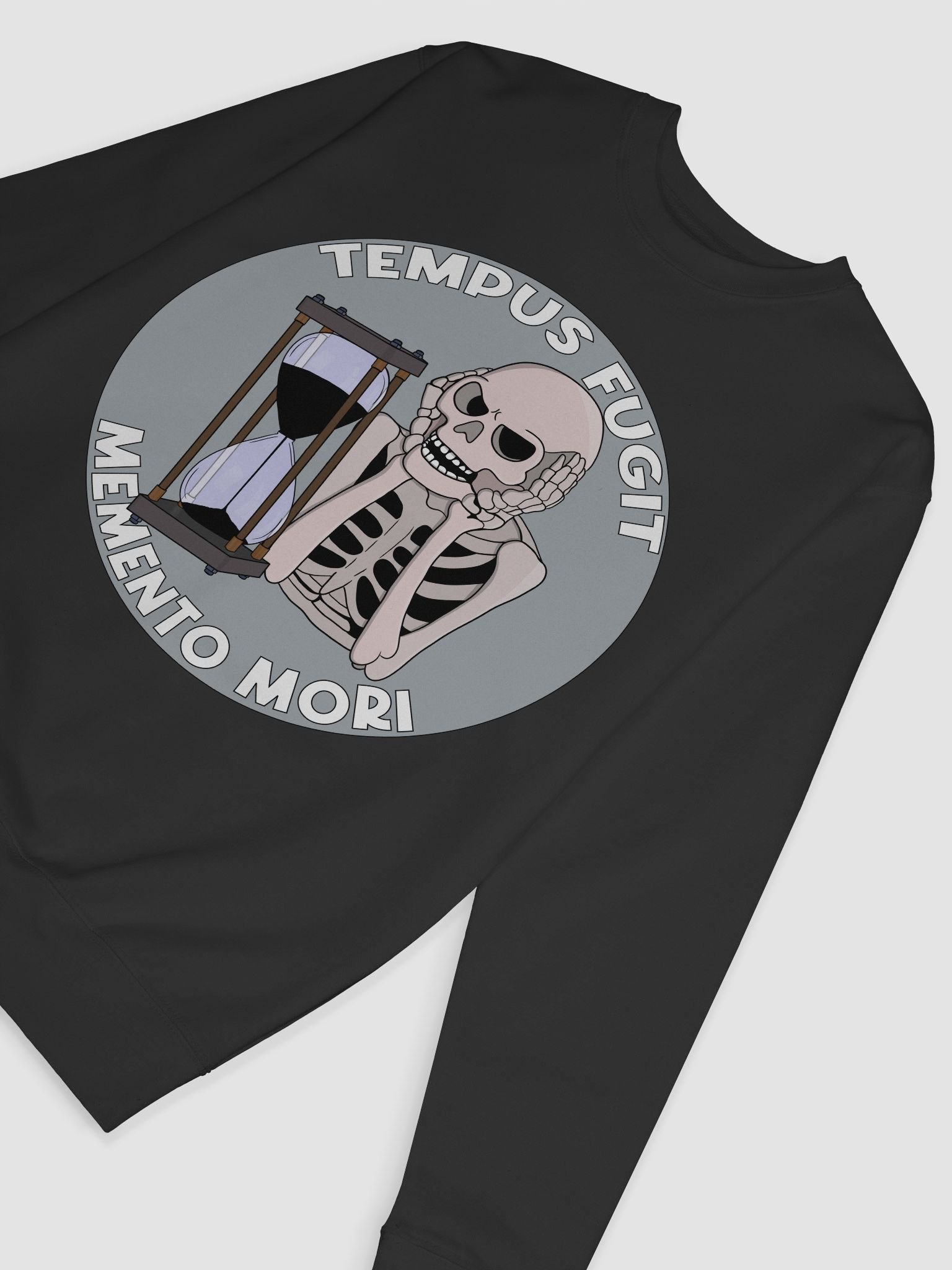 Tempus Fugit Skeleton Memento Mori Hourglass product image (6)