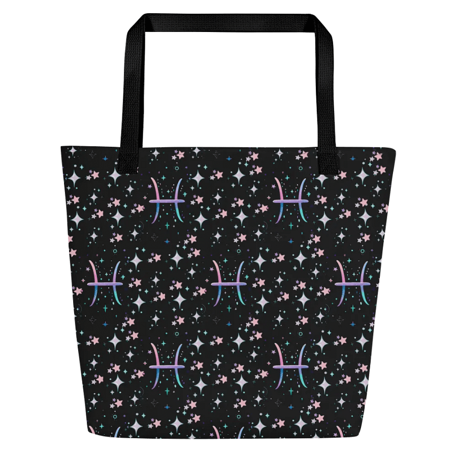 Pisces, Pastel Pisces Glyph, Tote product image (3)
