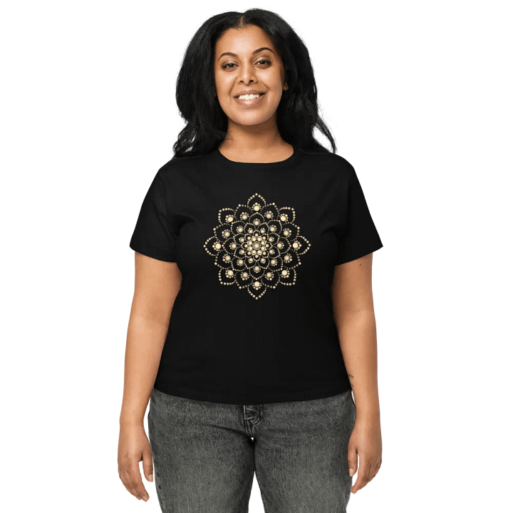 Golden-Brown Mandala T-Shirt product image (1)