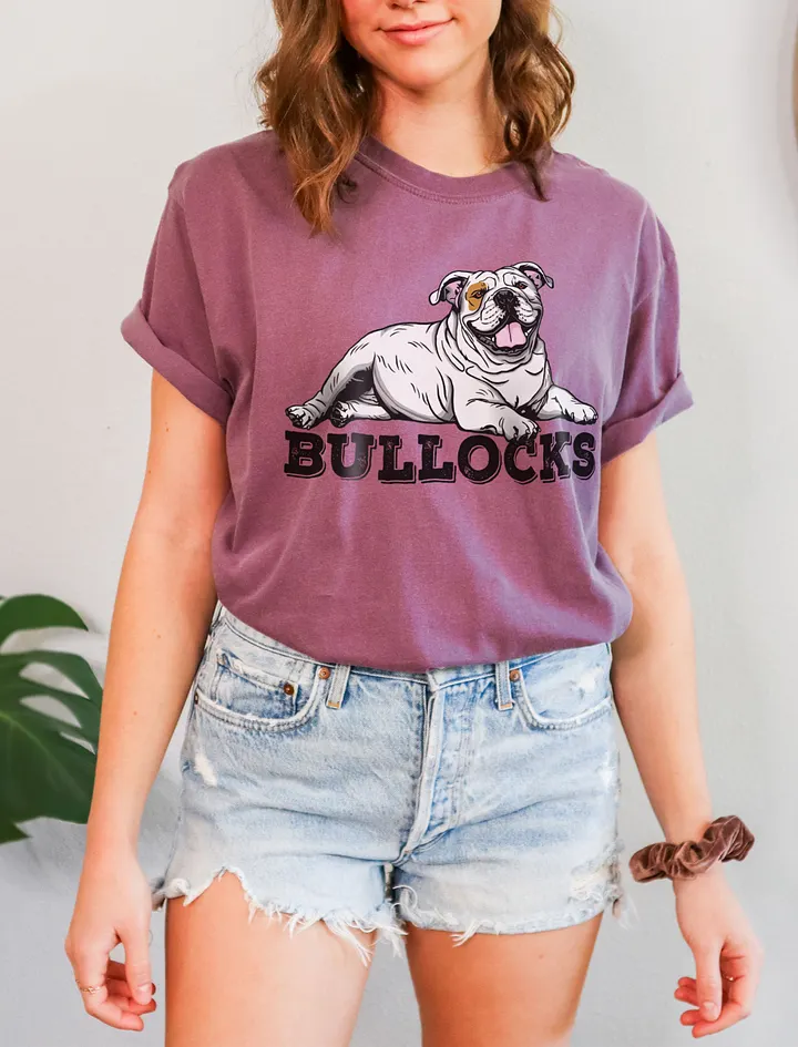 Bullocks T-Shirt of an English Bulldog (White) | Funny T-Shirt for Bulldog Owners product image (6)