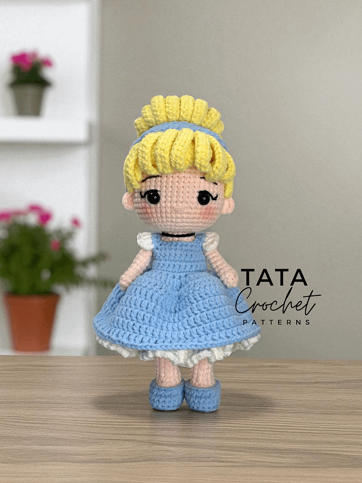 PDF -♡- Doll Dress Up & Transformation -♡- Cinderella Disney Princess Amigurumi Crochet Pattern product image (2)