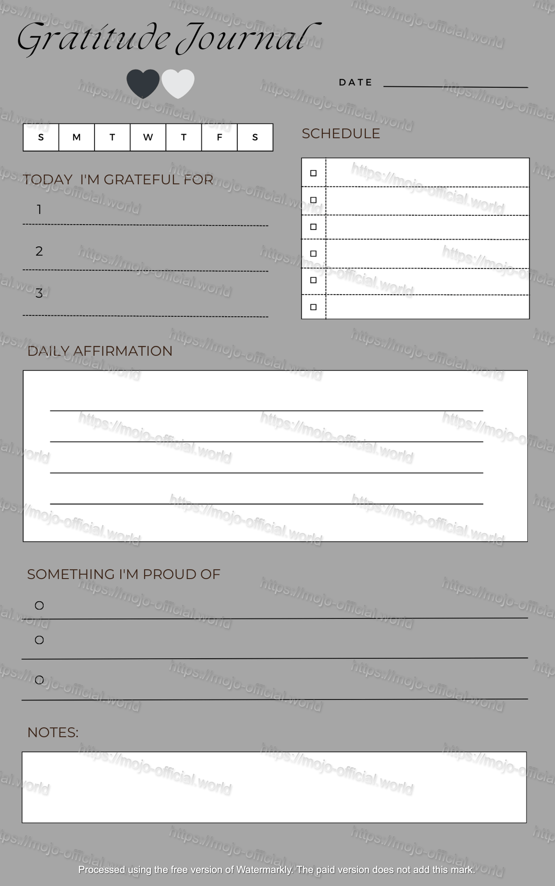 MOJOEnt804 - MOJO Gratitude Journal product image (2)