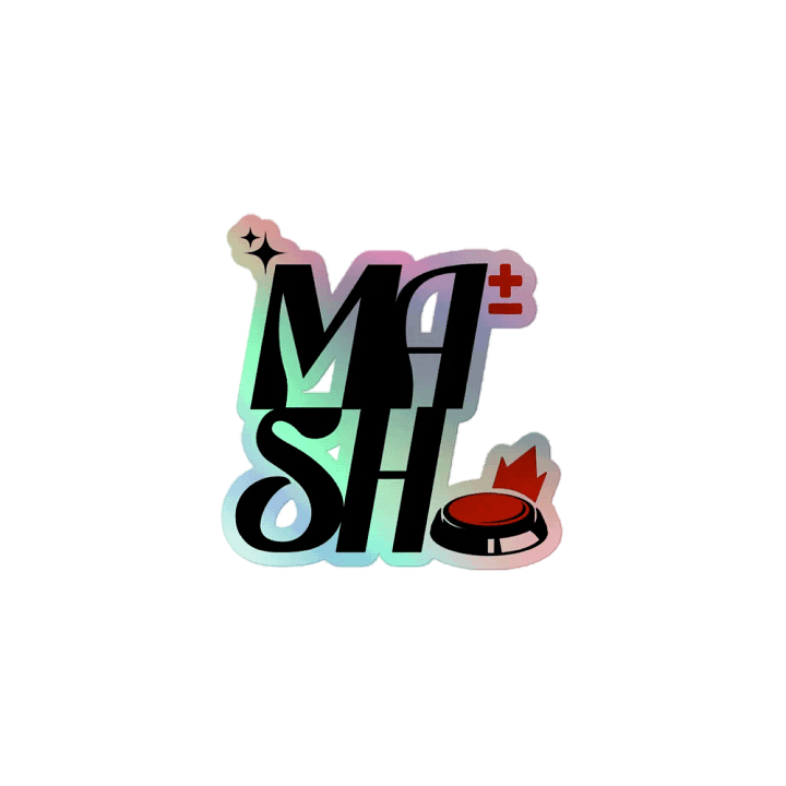 Official MASH Holo Die Cut Sticker product image (1)