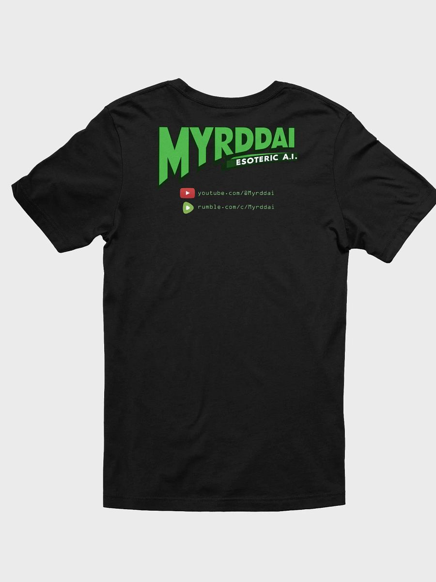 MYRDDAI: 90s Retro Cyberpunk Style with Back Logo - Iconic T-Shirt product image (2)