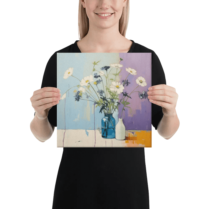 Art2401-60 Vase Flowers Still Life - Canvas Print - sm product image (2)