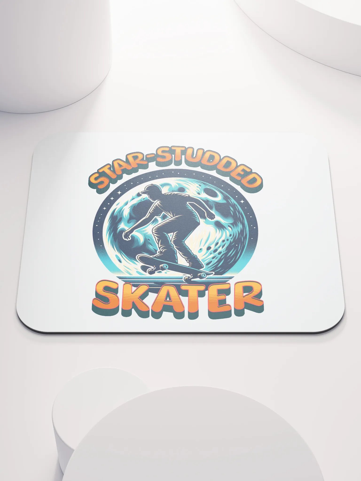 Star-Studded Skater Mouse Pad product image (1)