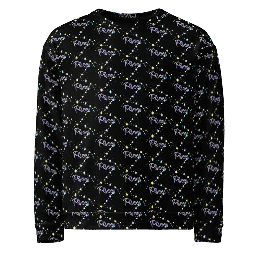 Pisces, Constellation, Black Sweatshirt product image (1)
