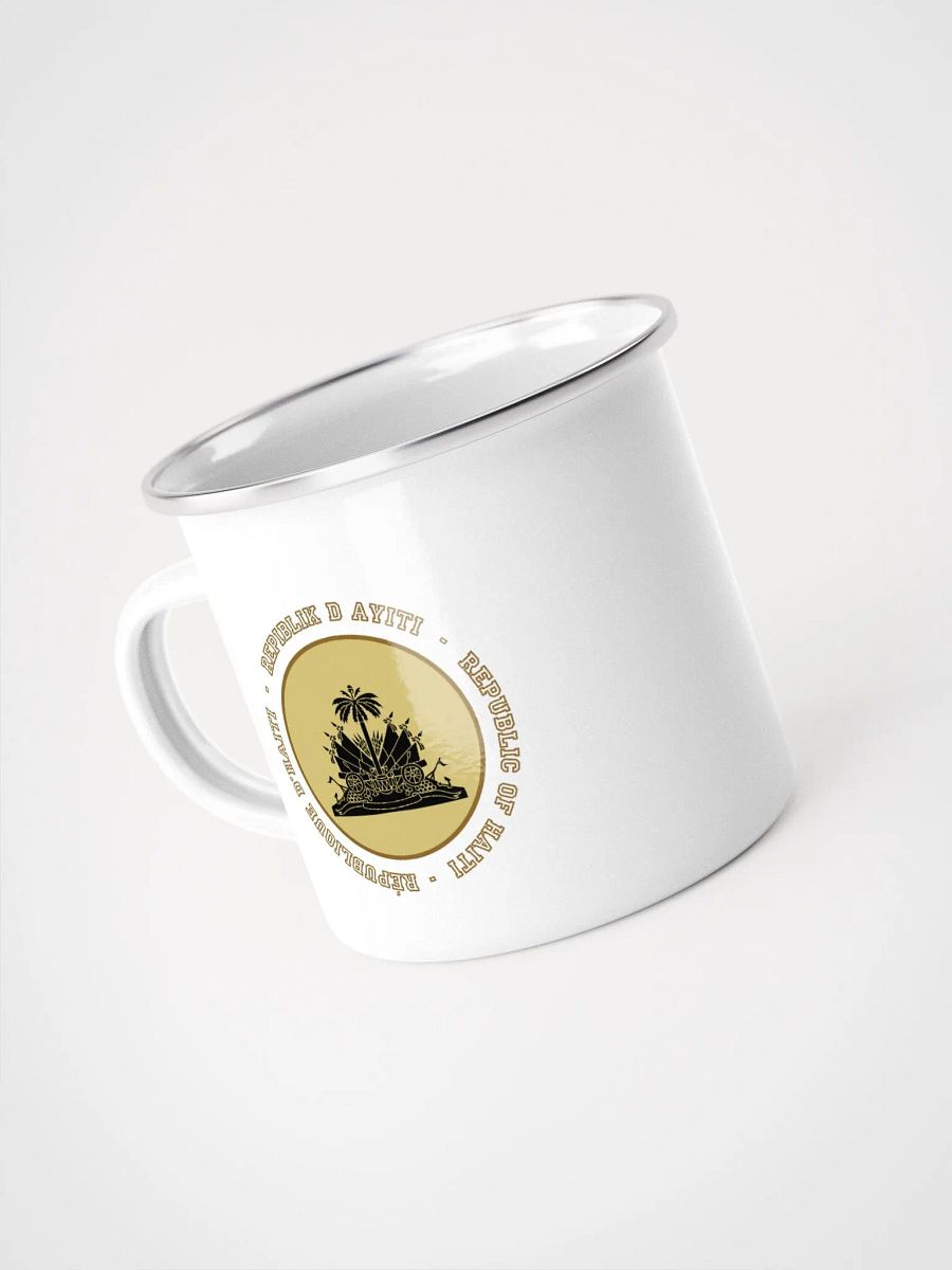 Haiti Emblem Enamel Mug product image (4)