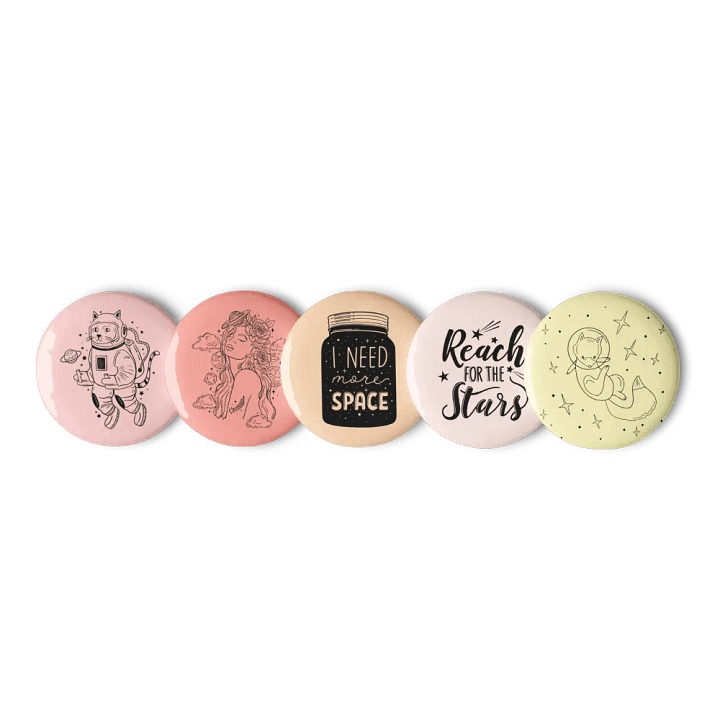 Out in Space- Five pin set product image (1)