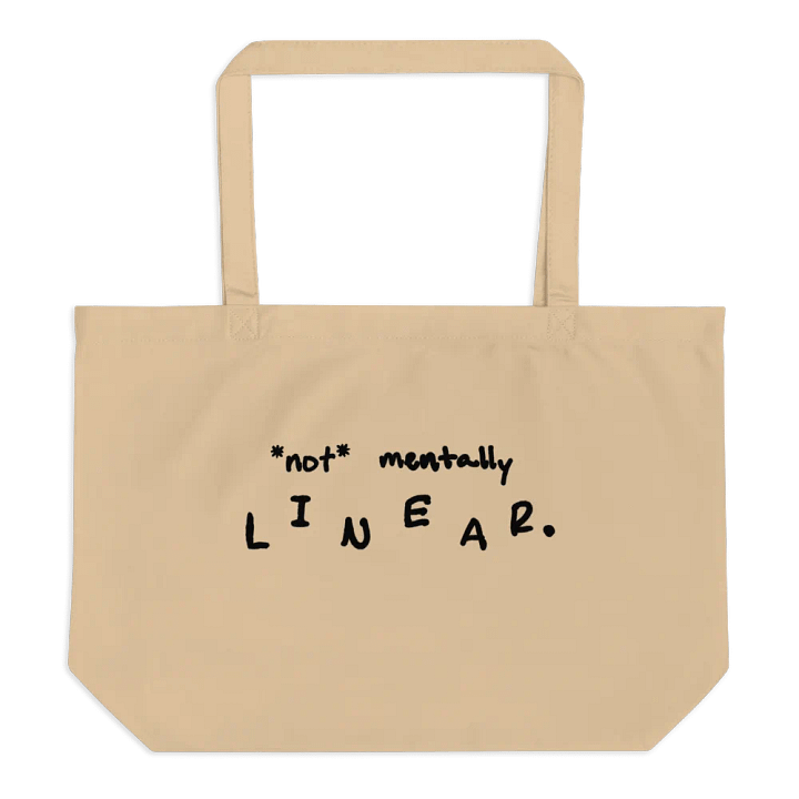 *not* mentally linear eco tote product image (2)