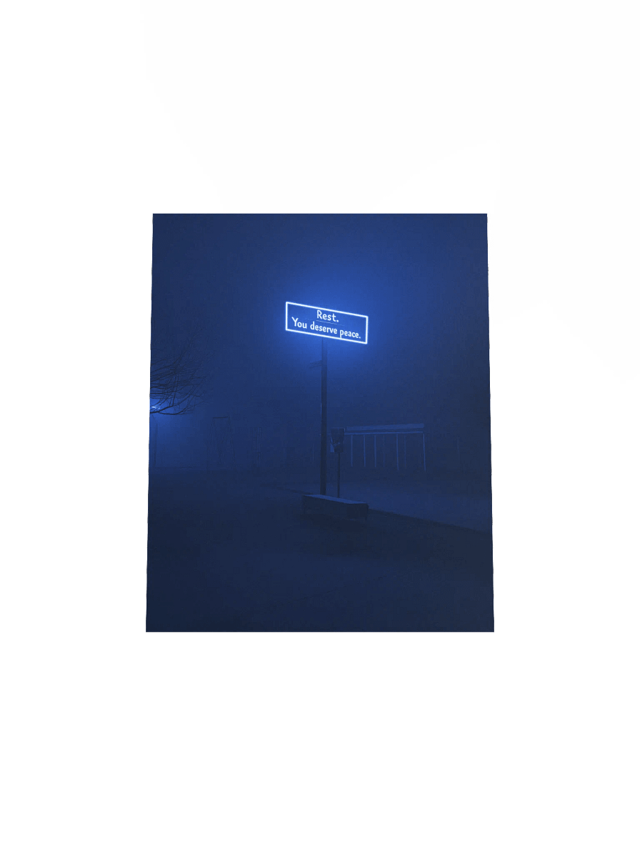 "Rest, you deserve peace" Matte Poster product image (23)