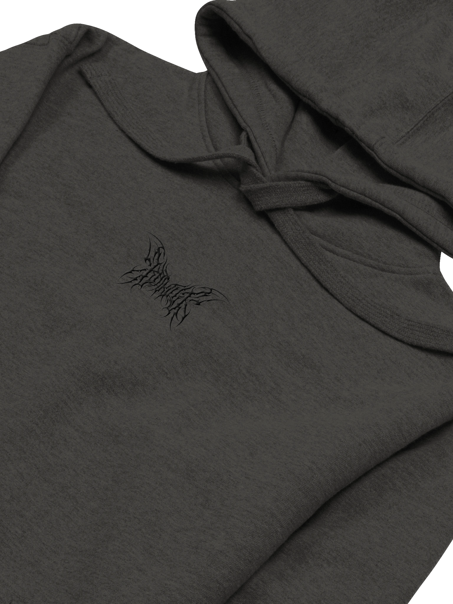 [Embroidered] Kat Kult Hoodie (Black logo) product image (5)