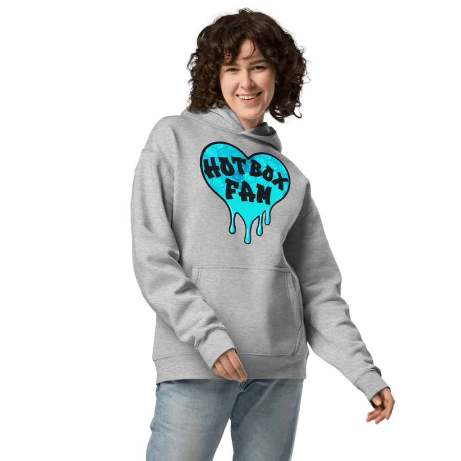 HOT BOX FAM TEAL HONEY COMB LOGO HOODIE product image (33)