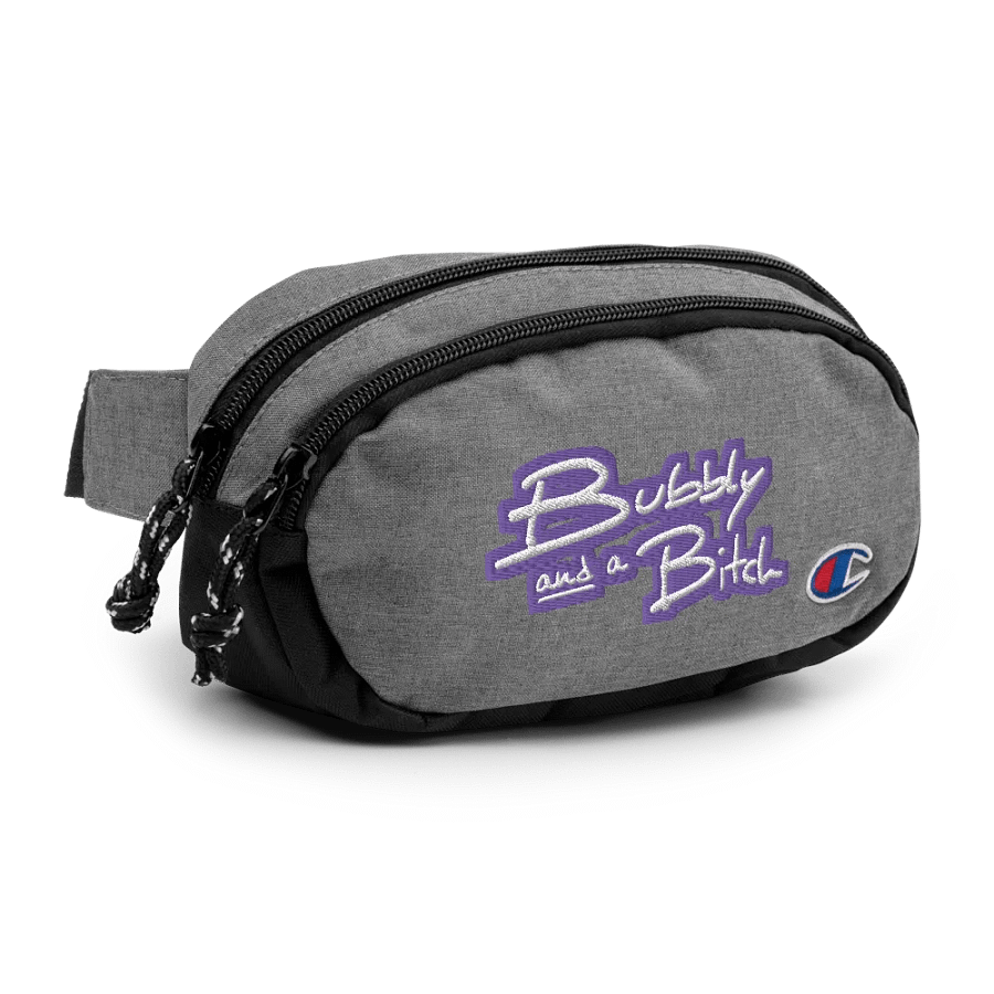 Bubbly and a B*tch (purple bubble design) champion fanny pack product image (3)