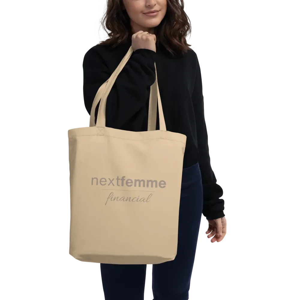 Eco Tote with Taupe Logotype product image (2)