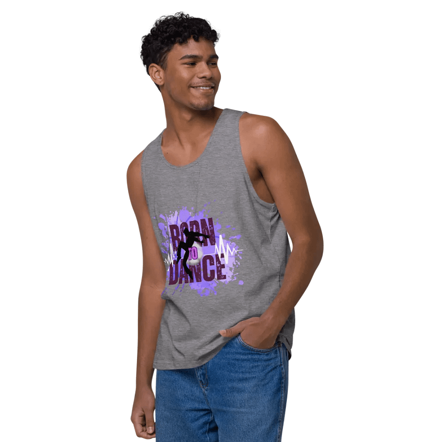 Born to Dance His Silhouette Embrace Tank Top product image (124)