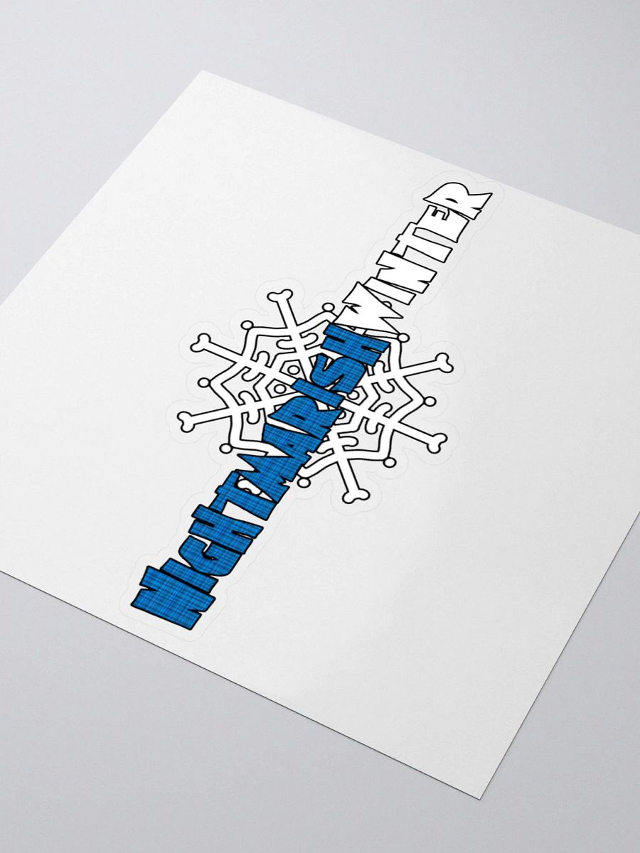 Plaid Snowflake Logo Sticker product image (7)