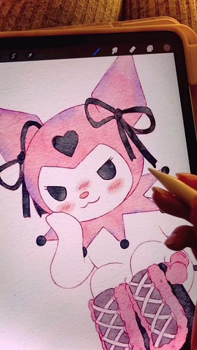 That girl but 🎀coquette🎀 
.
#art #artist #digitalart #artchallenge #fyp #procreate #sketchbook #sketch #sketching #drawing #a...