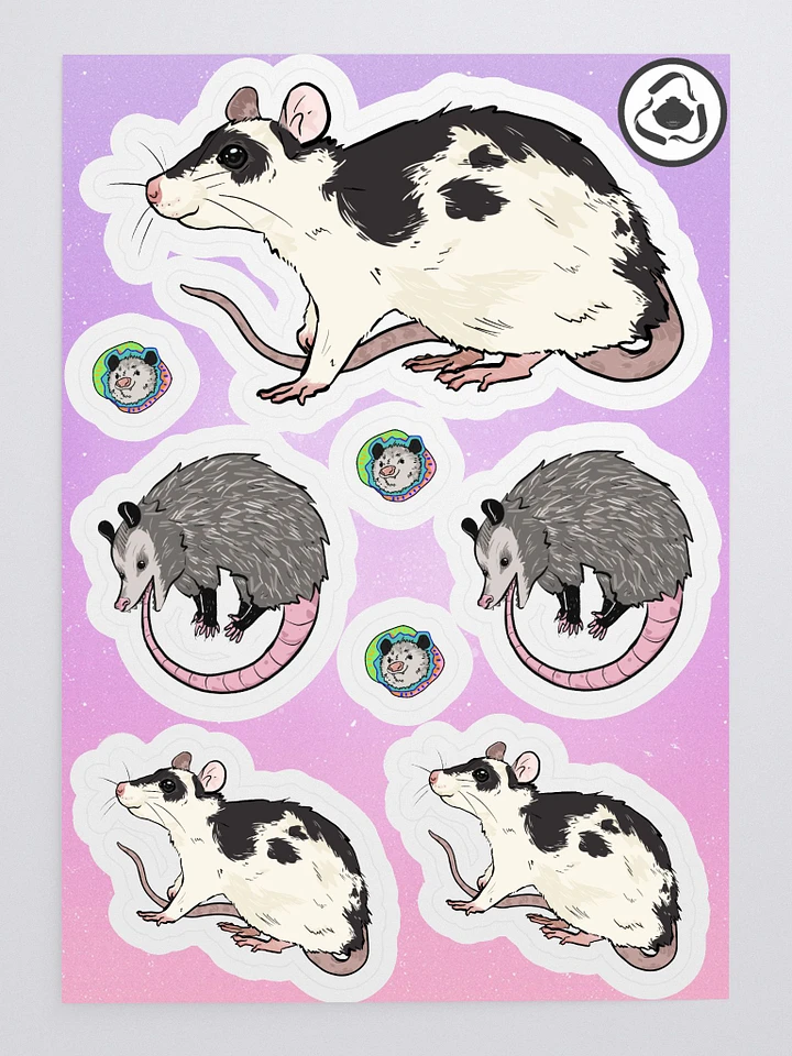 Rats and Possums sticker sheet product image (1)