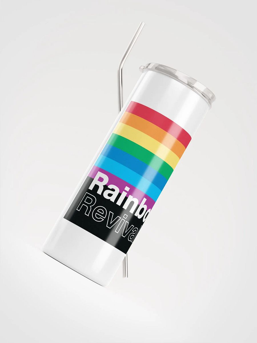 Rainbow Revival Tumbler Mug w/Straw product image (3)