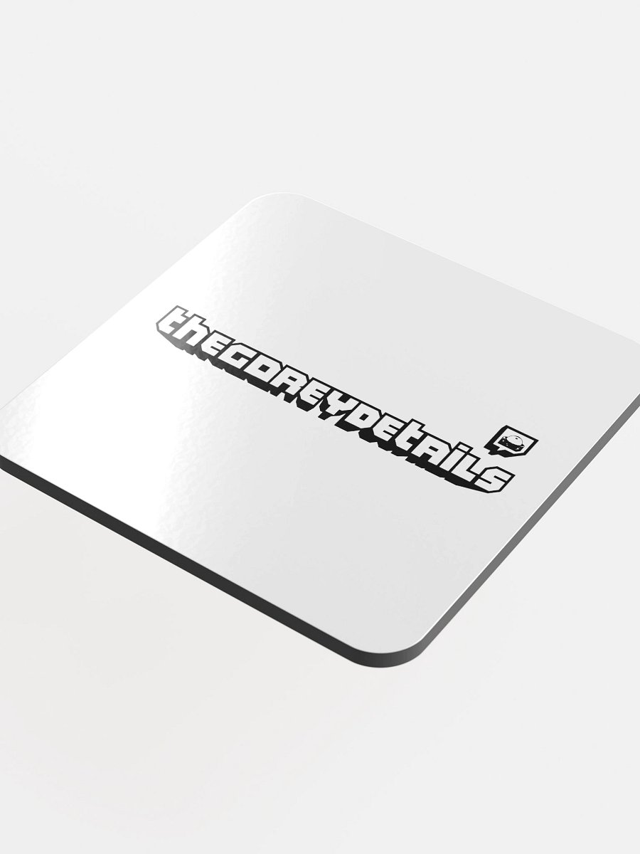 TTV Black - Glossed Cork Coaster product image (4)
