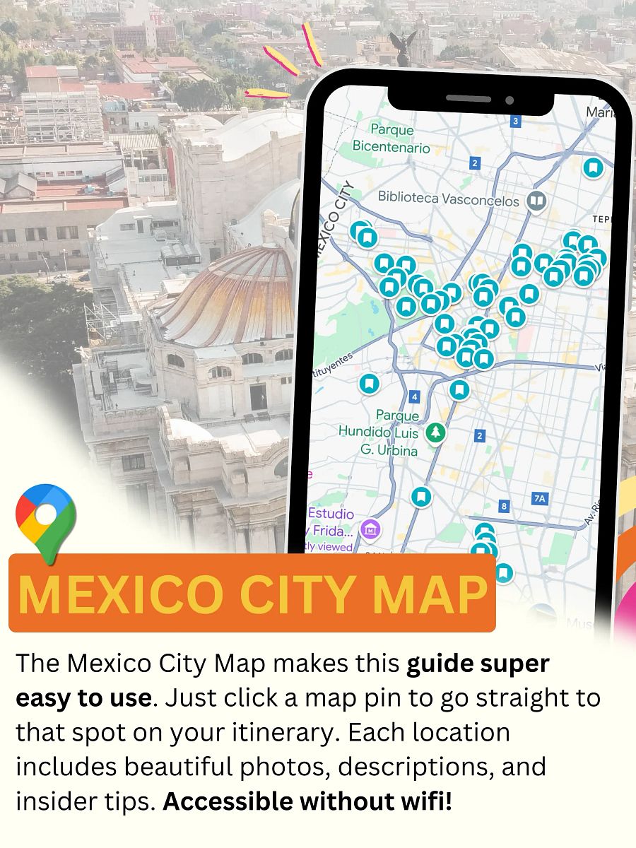 The 9-Day Mexico City Itinerary & Map product image (2)