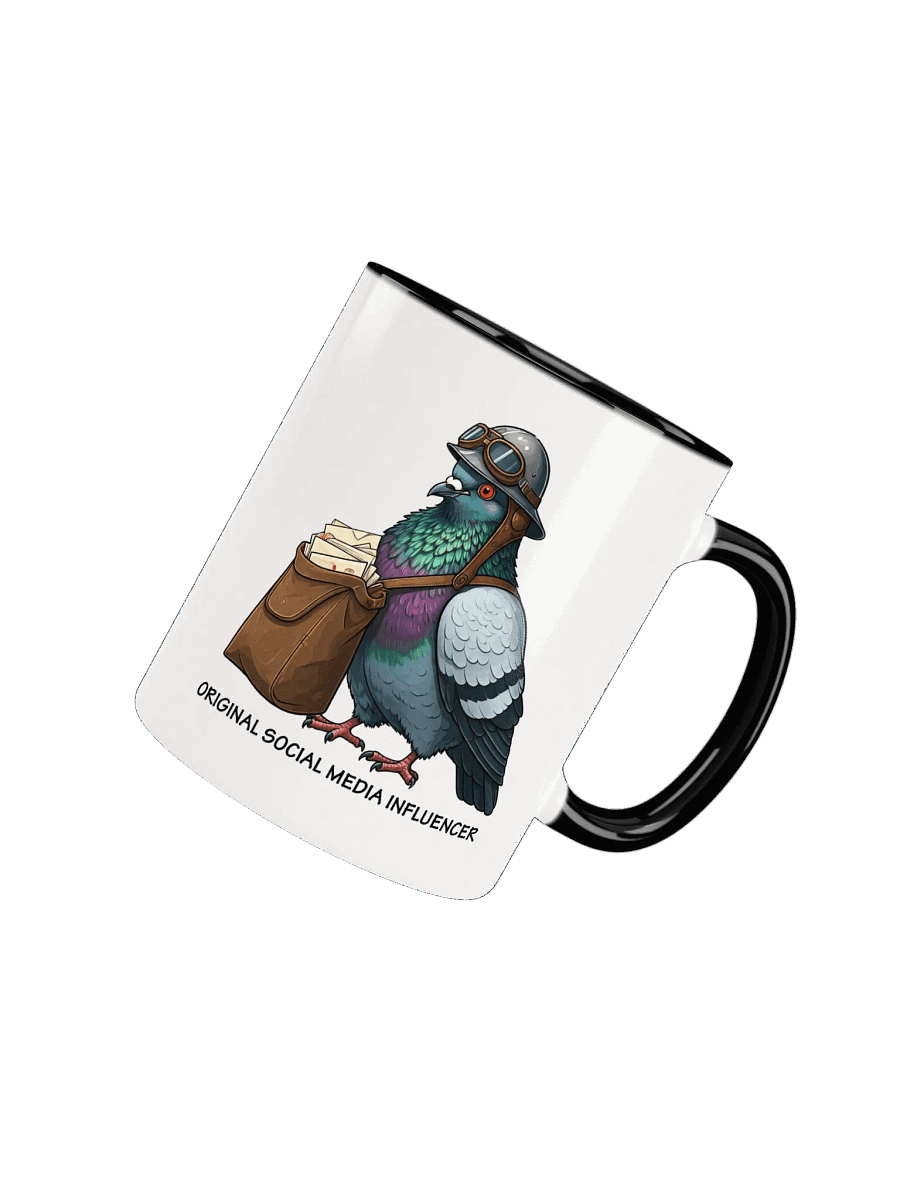 Social Media Influencer Pigeon Ceramic Mug product image (35)