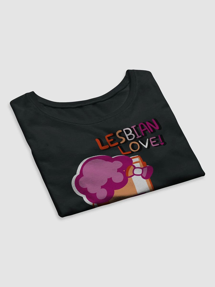 Paint Bucket Lesbian Love Crop Tee product image (7)