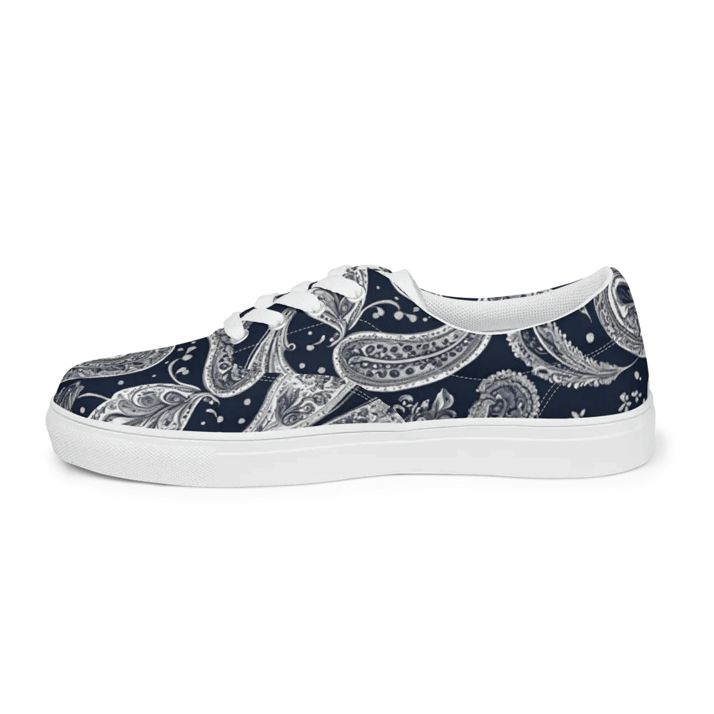 Paisley Dream Lace-Up Canvas Shoes product image (11)