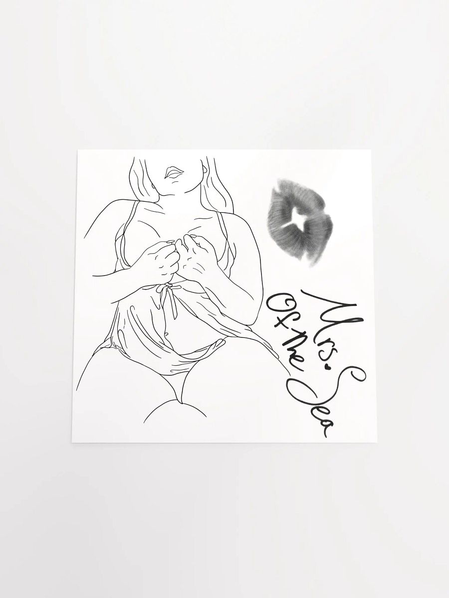 Signed NSFW Poster W/ REAL MrsOfTheSea Kiss Mark product image (18)