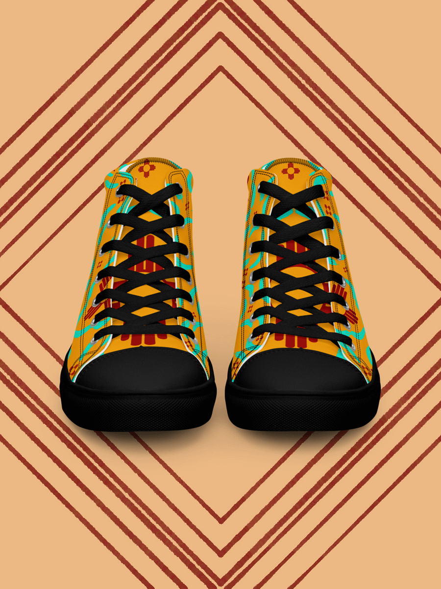 Zia Turquoise Feather High Tops product image (5)