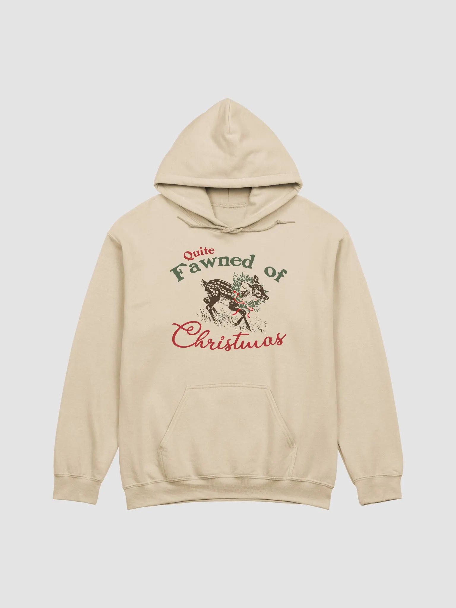 Quite fawned of christmas Hoodie product image (1)