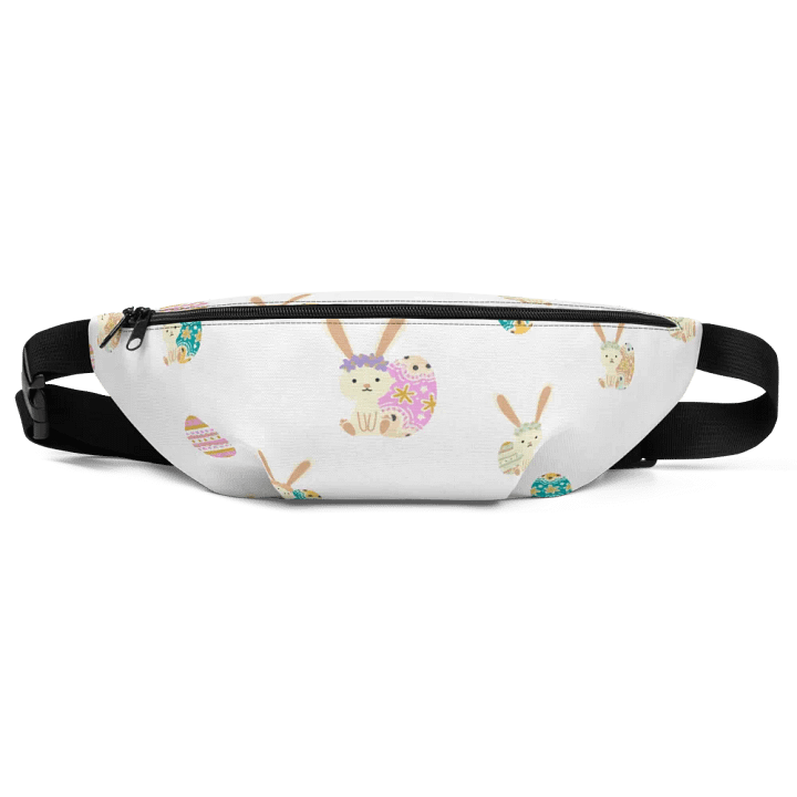 Floral Easter Bunny Eggs All Over Print Fanny Pack product image (1)