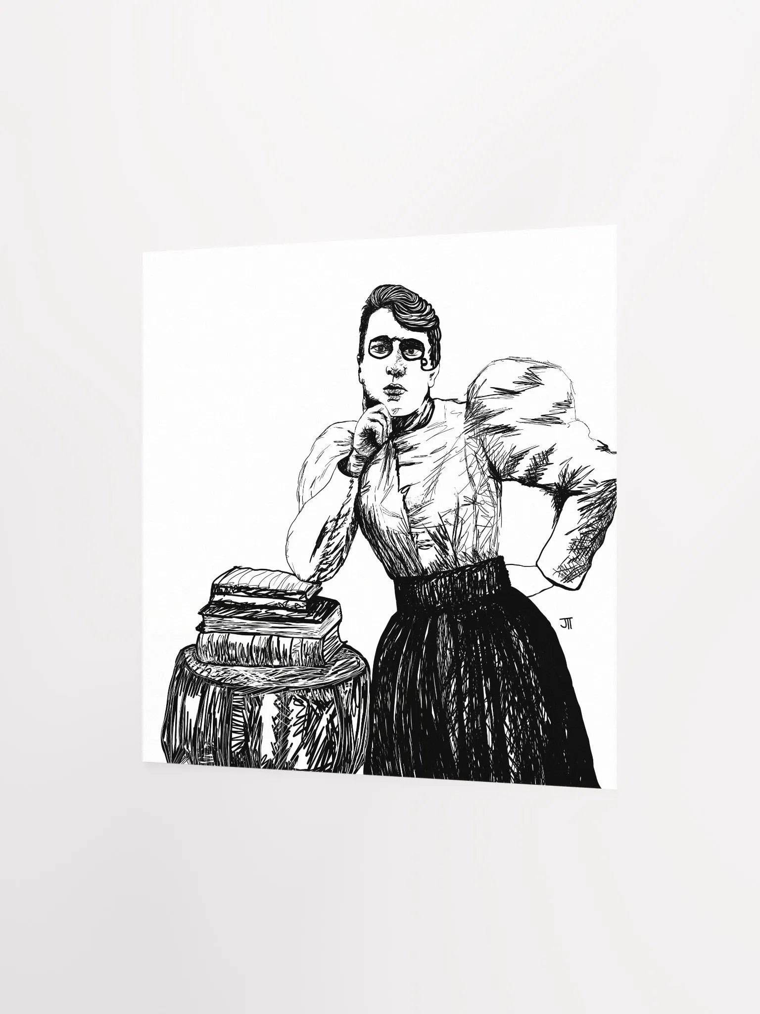 Emma Goldman Print - Black & White product image (2)